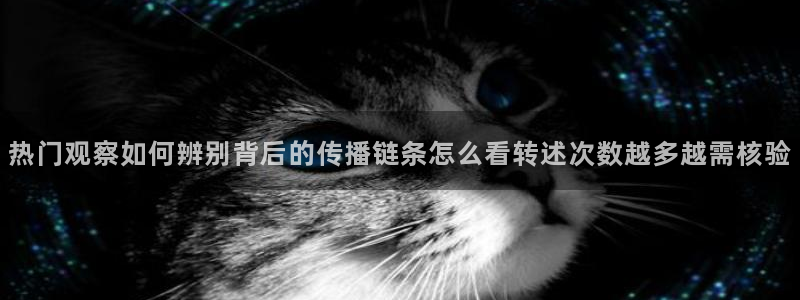 51吃瓜爆料网:热门观察如何辨别背后的传播链条怎么看转述次数越多越需核验